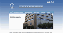 Desktop Screenshot of centrooftalmologicopedregal.com